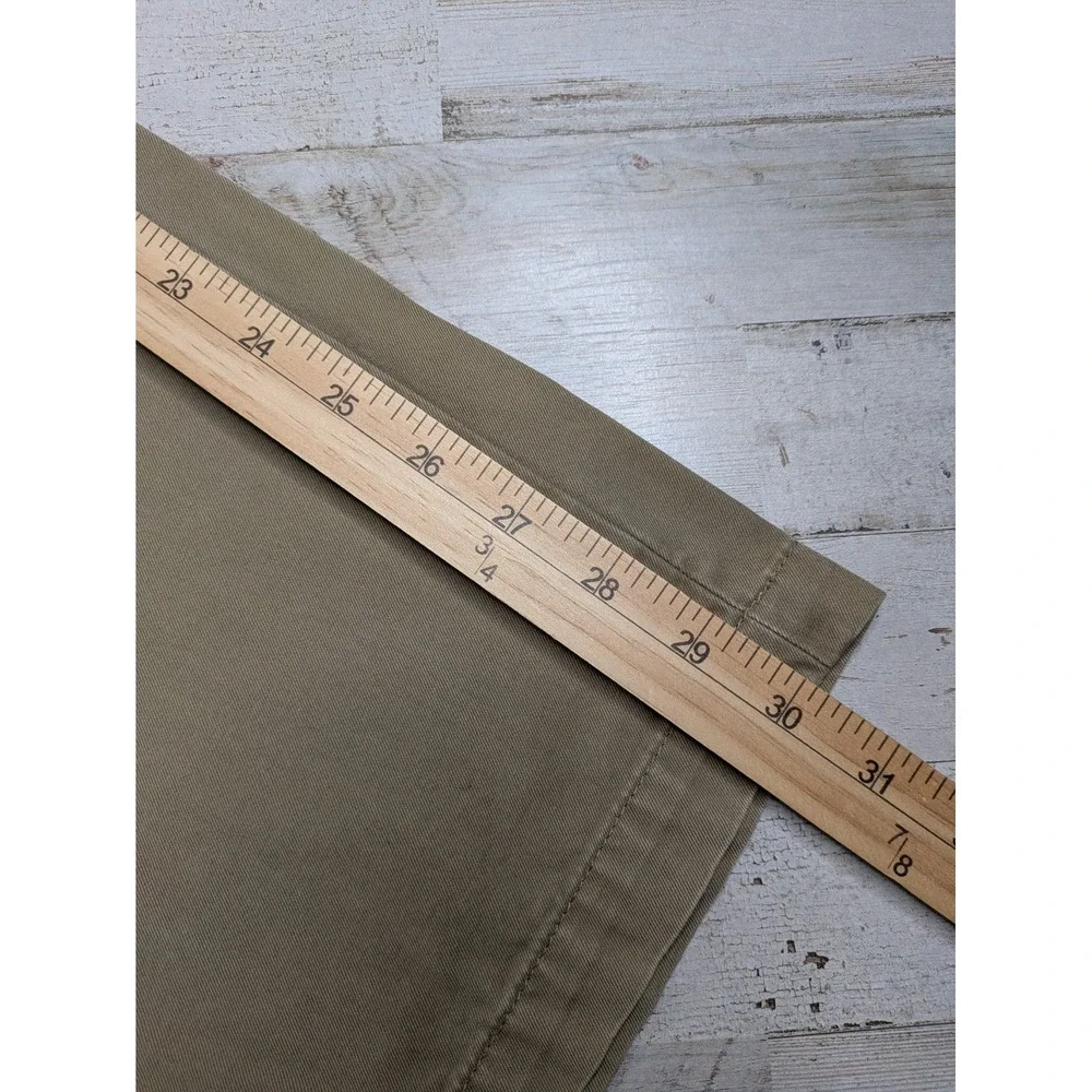 Banana Republic Gavin Chino Pants Mens 35x32 (35x30) Beige Straight Leg Casual